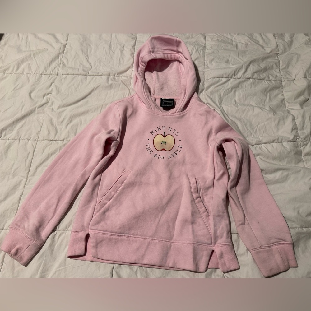 Nike girls athletic pink hoodie